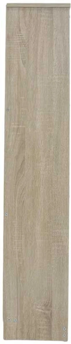 Schuhschrank Mex - 60x23x123cm - 3 Türen - mit Spiegel - Sonoma Eiche