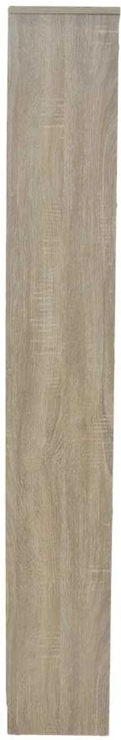 Schuhschrank Mex - 60x23x161cm - 4 Türen - mit Spiegel - Sonoma Eiche