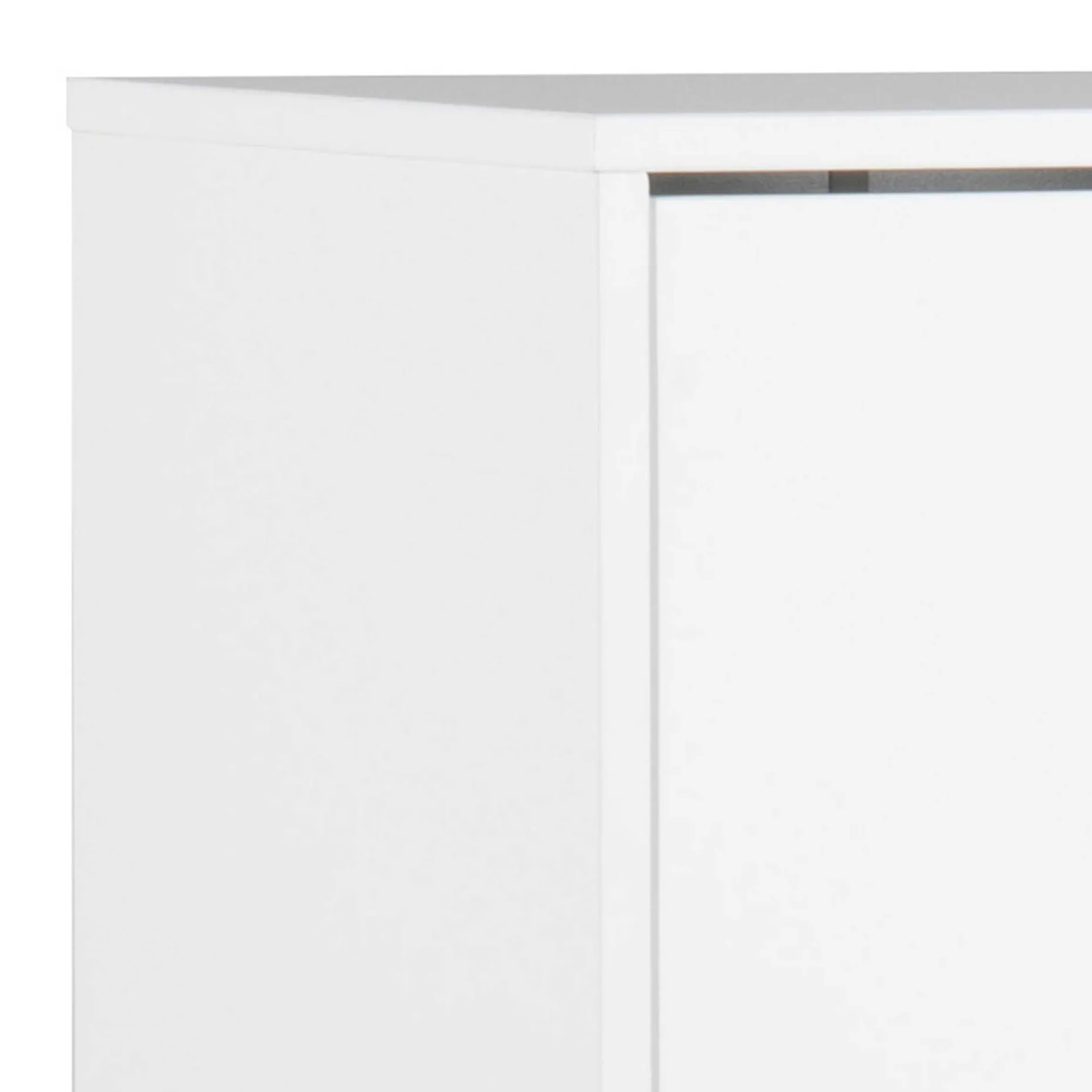 Schuhschrank Mistra 47cm, 3 Türen - weiß