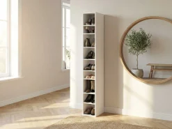 Schuhschrankmodul Stan 200cm - weiß