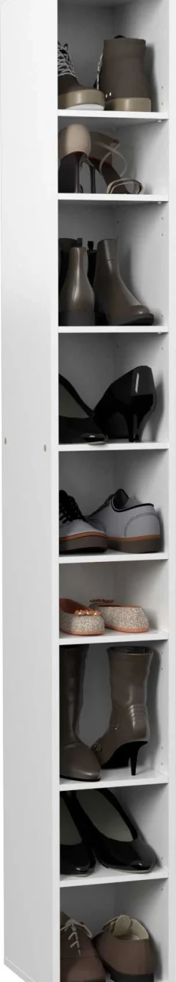 Schuhschrankmodul Stan 200cm - weiß