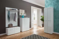 Schuhschrank Scifo 97cm mit 2 Türen - weiß