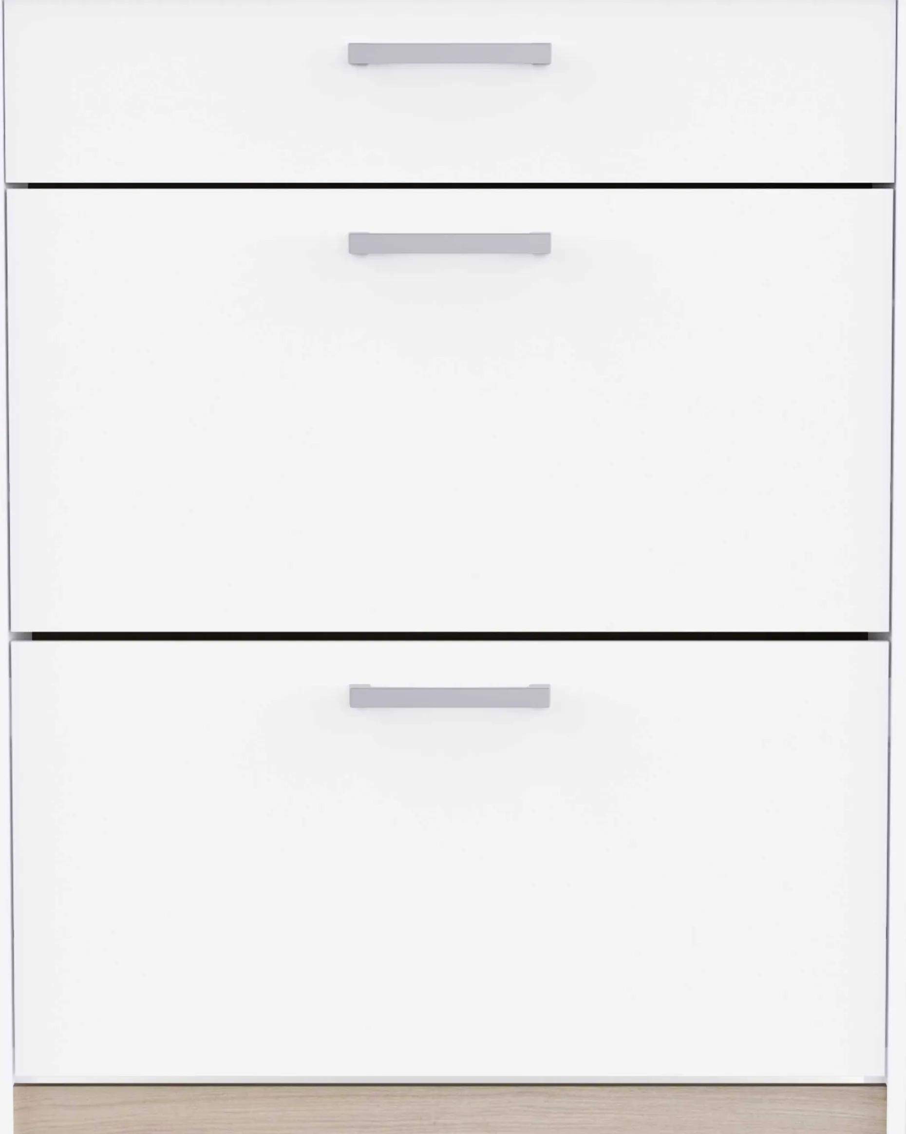 Schuhschrank Watson - 80x29x102cm - 2 Türen und 1 Schublade - weiß