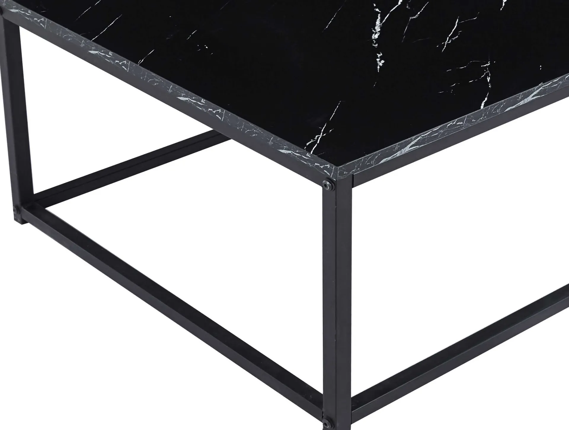 Rousseau es Marmordekor Couchtisch - Dallas | H-H 40 x B-L 120 x T-P 60 cm