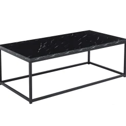 Rousseau es Marmordekor Couchtisch - Dallas | H-H 40 x B-L 120 x T-P 60 cm