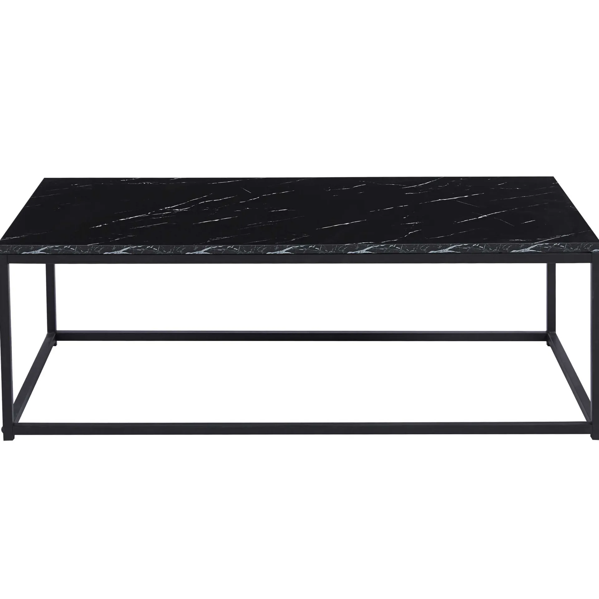 Rousseau es Marmordekor Couchtisch - Dallas | H-H 40 x B-L 120 x T-P 60 cm