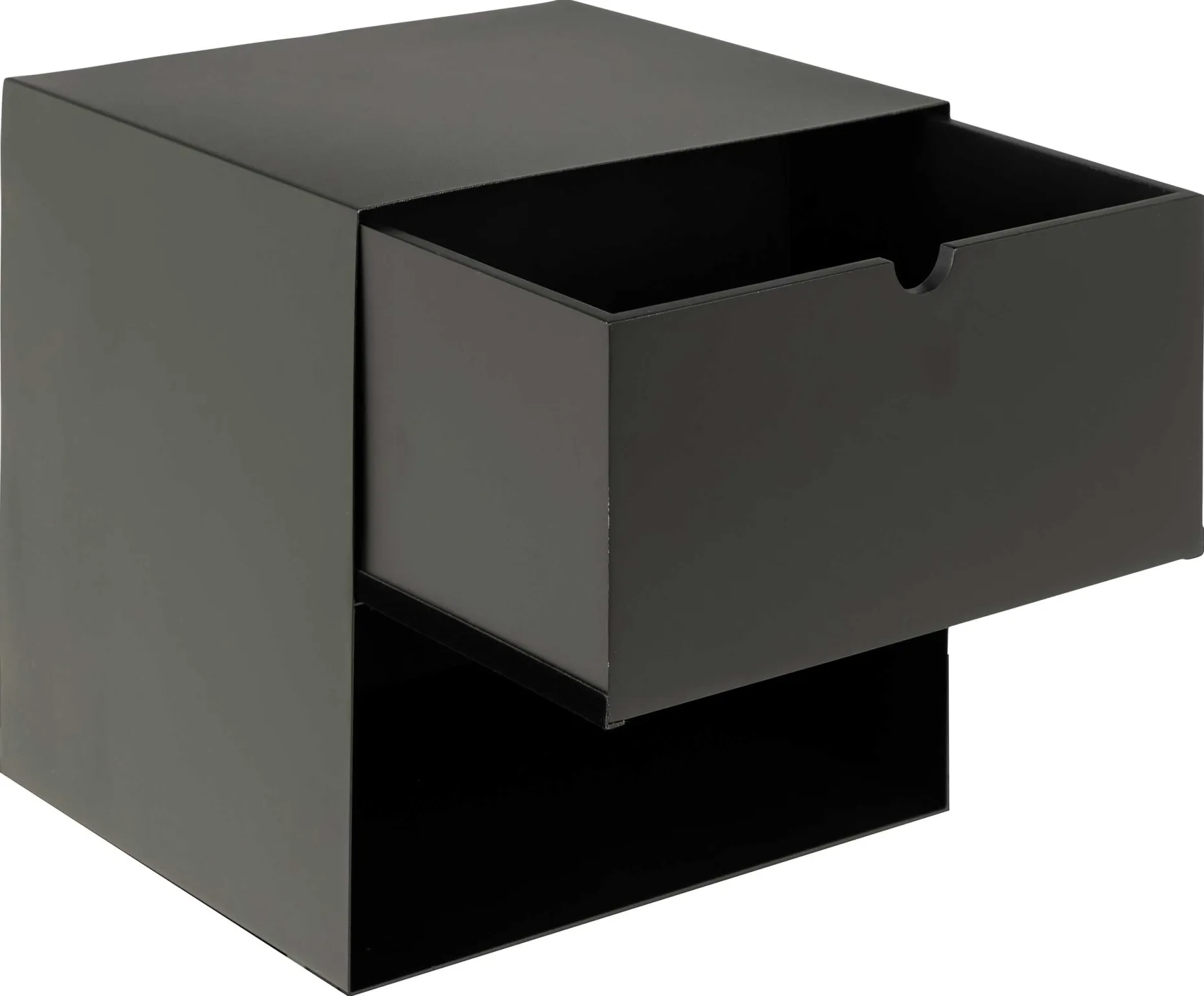 Schwebender Nachttisch Jolie 1 Schublade - schwarz