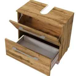 Held SefaBadezimmer : Wandschrank, Spiegelschrank, Waschtischunterschrank - Eiche