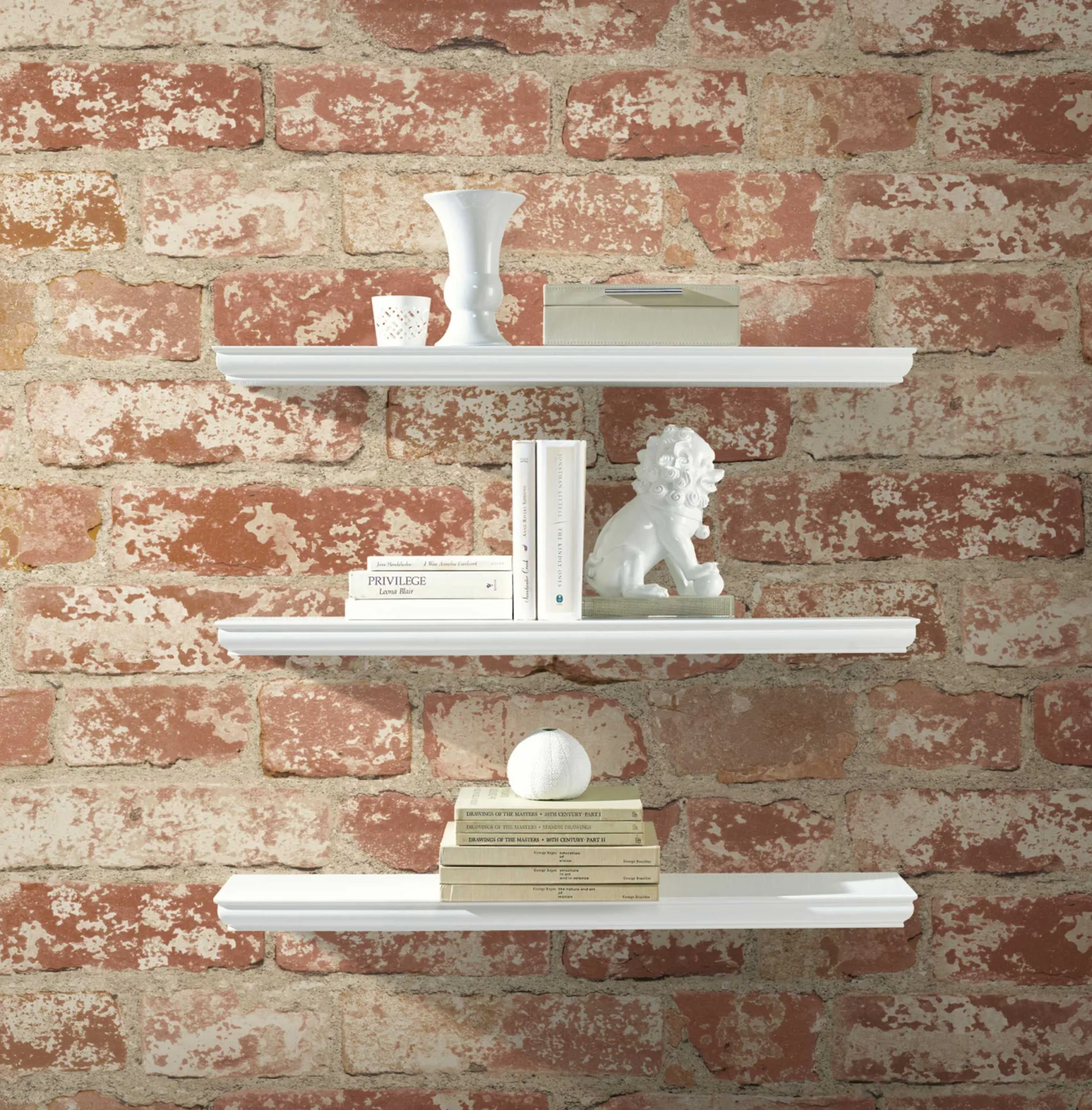 RoomMates Selbstklebende Tapete Red Brick