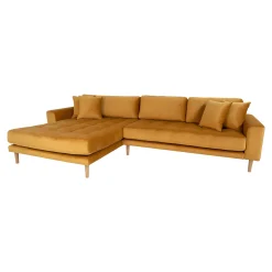 House Nordic Senfes Lido Lounge Sofa mit vier Kissen