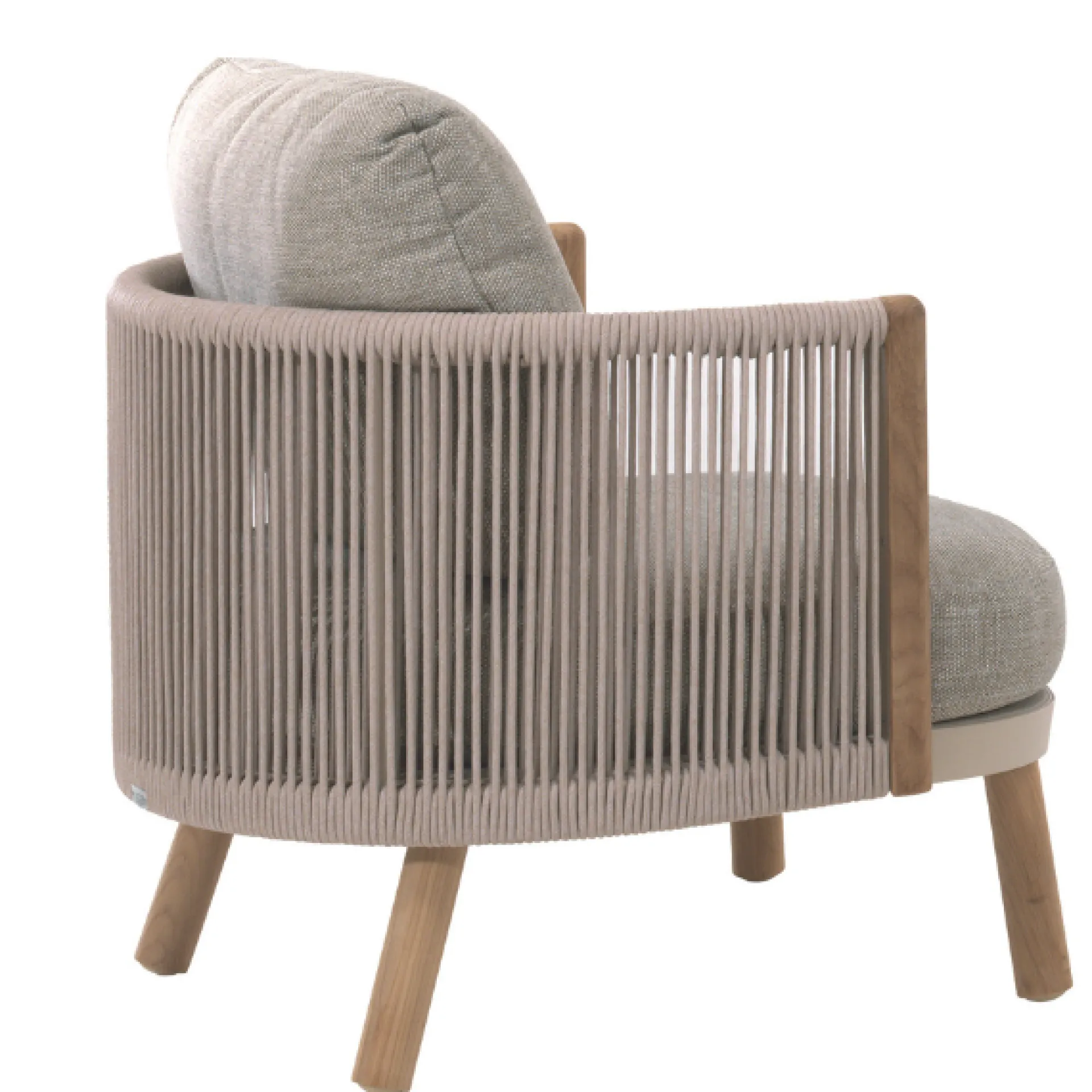 Gescova Sessel für den Außenbereich Mendoza - - 83x80x90 cm - beige/Teak