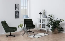 Emob Sessel Paris - 73x82x88 cm - drehbar - dunkeler Samt