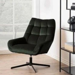 Emob Sessel Paris - 73x82x88 cm - drehbar - dunkeler Samt