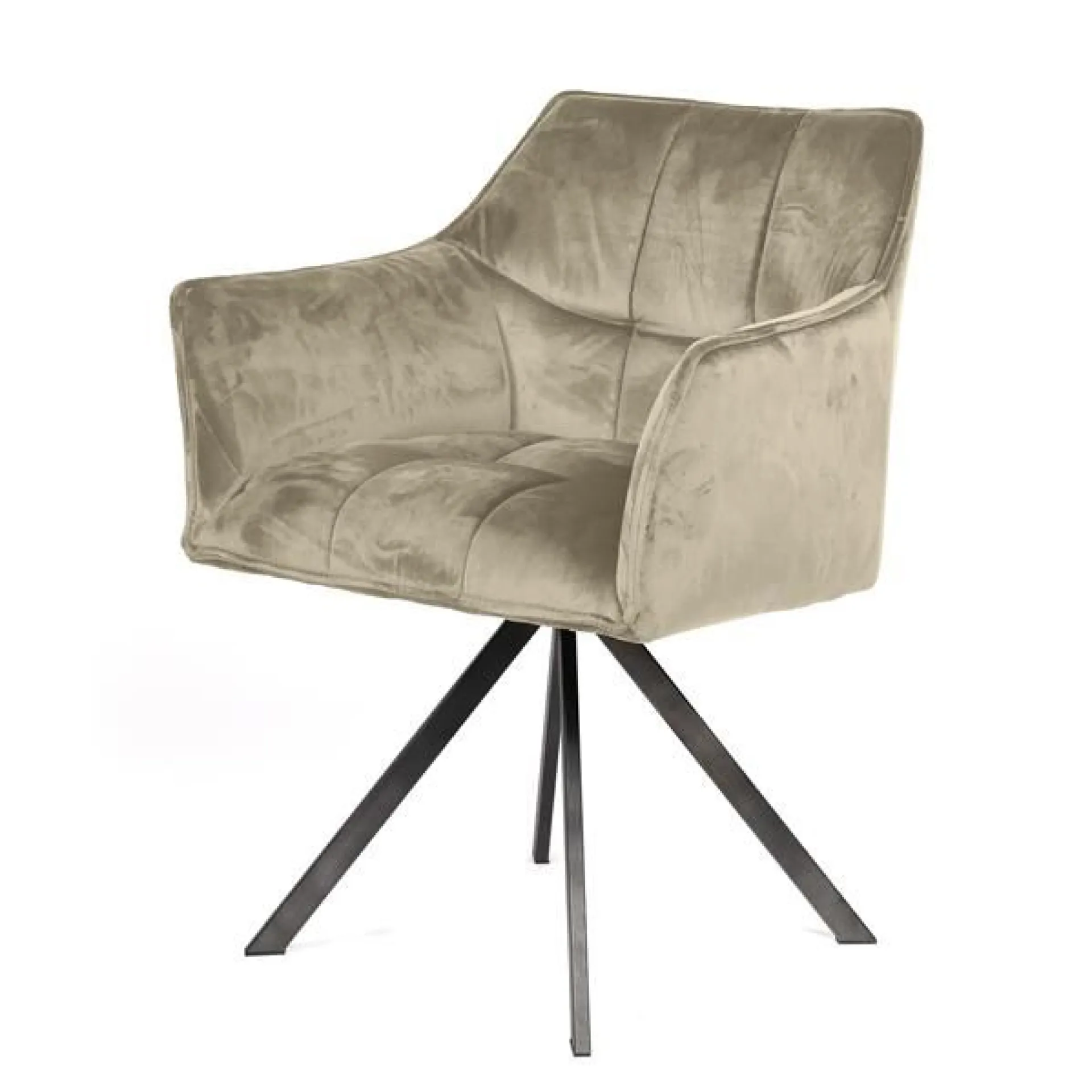 Emob Sessel Rasto velours - champagne