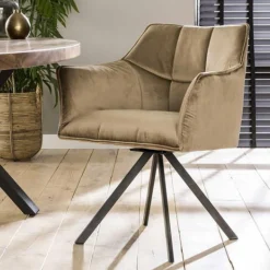 Emob Sessel Rasto velours - champagne