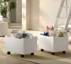 Kinder Vipack Set mit 2 Schubladen Forrest - mit Rollen - Buche -