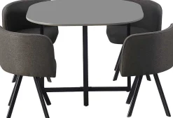 Rousseau Set Tisch und Stühle Eva | 100 x 100 x 75 cm |