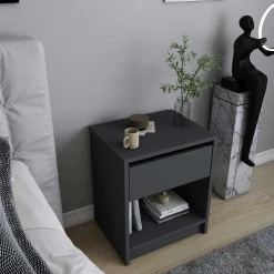 Sheridan Nachttisch | 100 % MELAMIN | Anthrazit