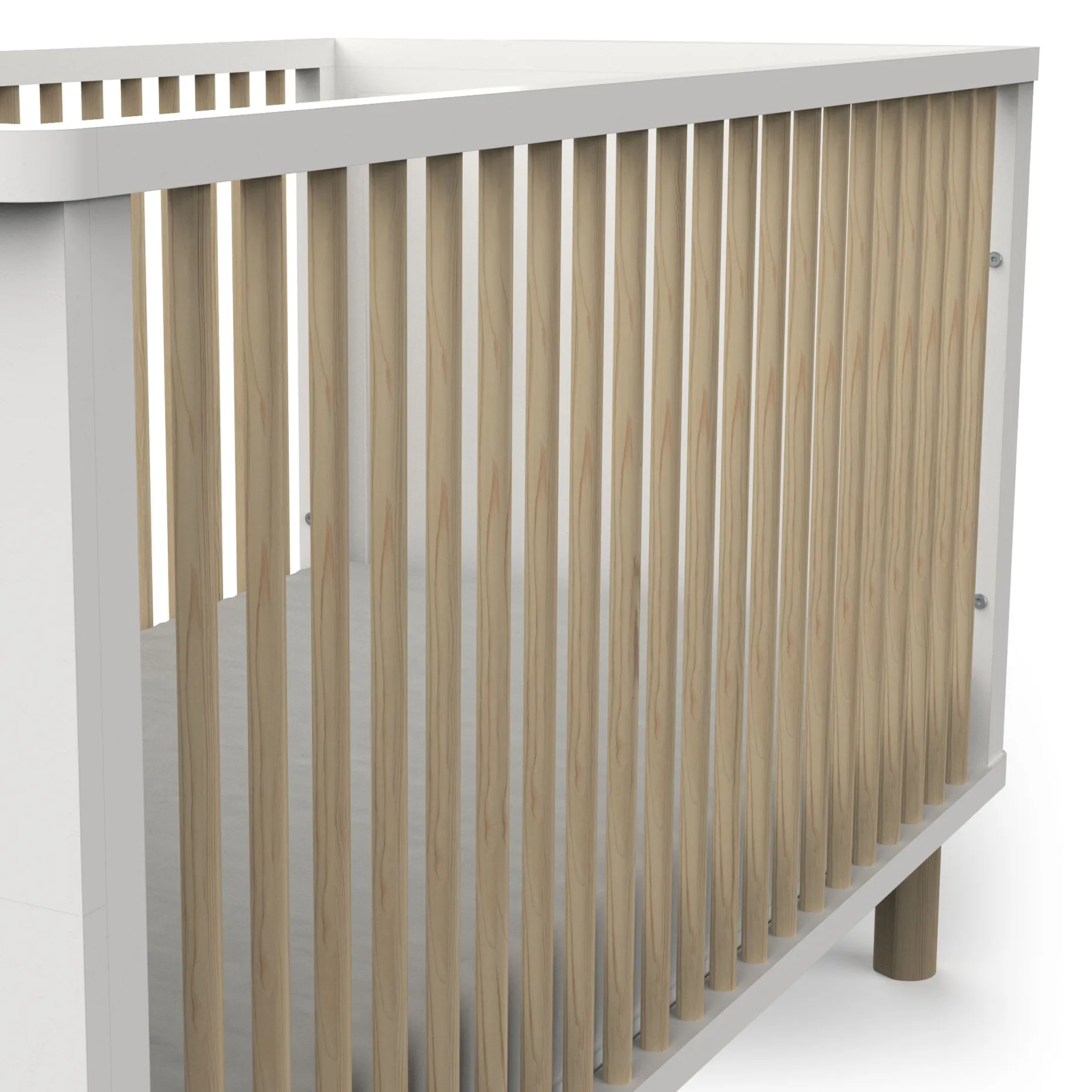Sicherheitsbretter für Anzuchtbett Ochna | 144,4 x 74,4 x 47,4 cm | Weiß