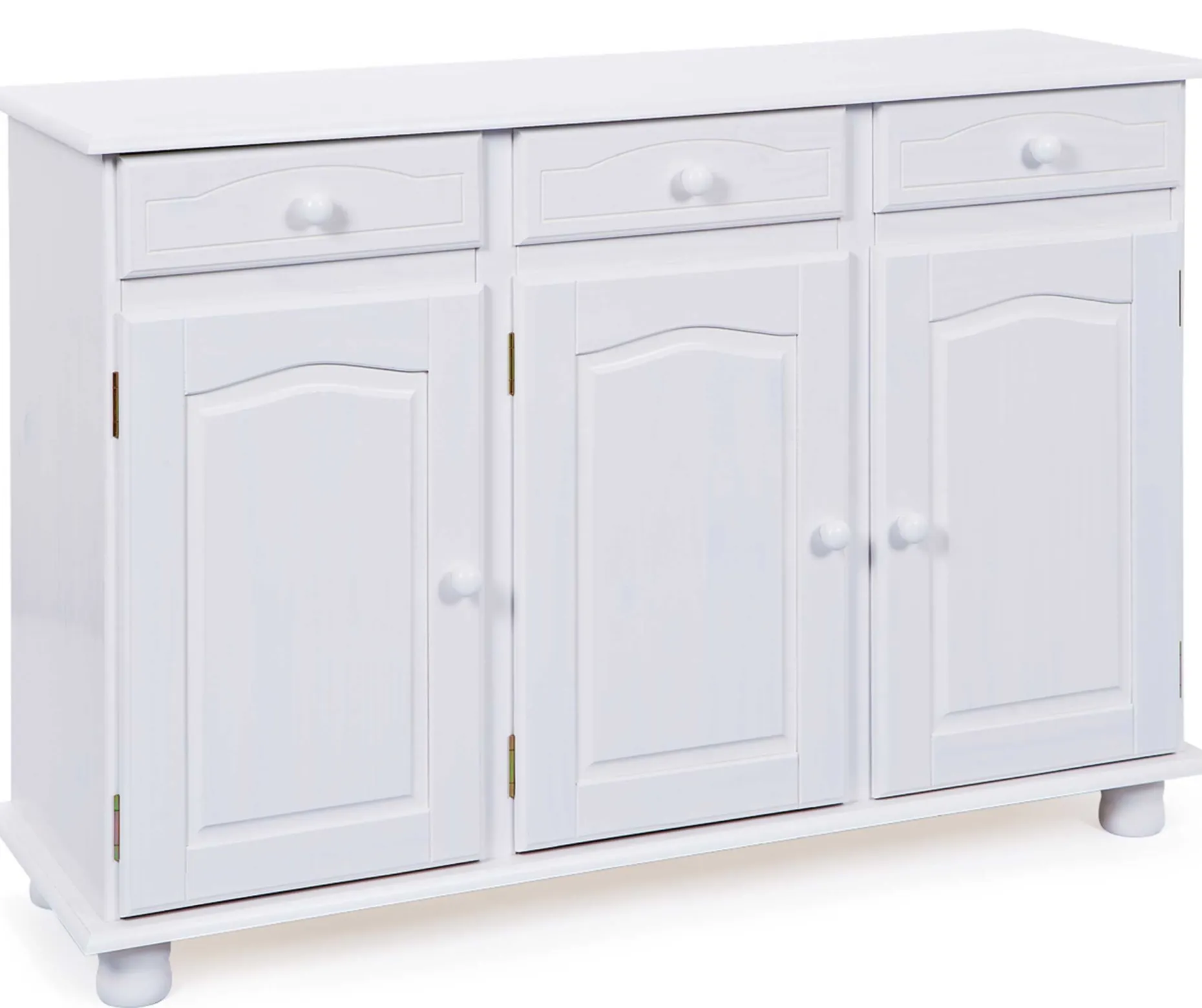 Sideboard Abaco (3 Türen) - weiß