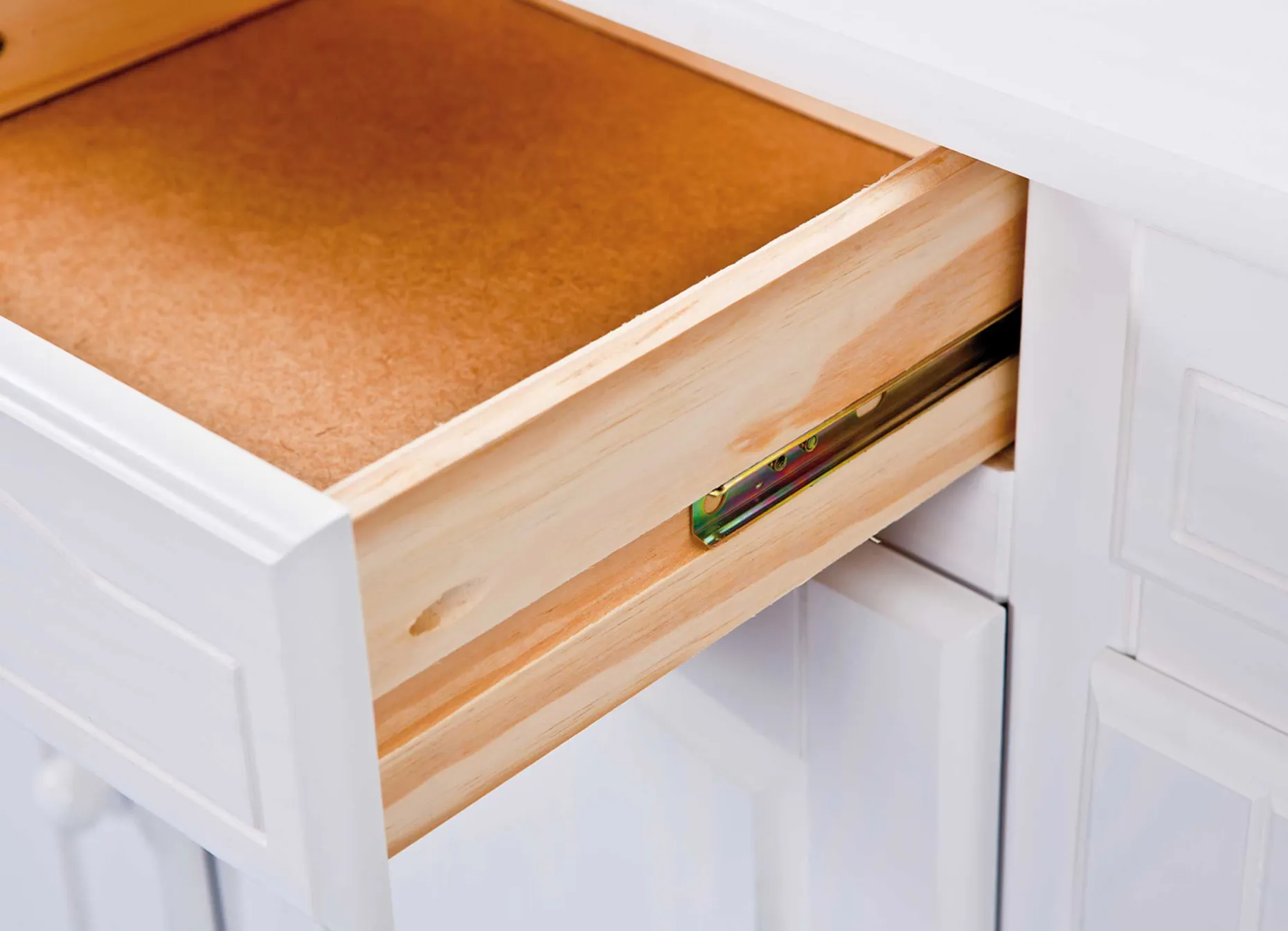 Sideboard Abaco (3 Türen) - weiß