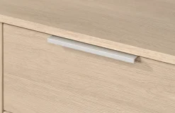 Sideboard Axel 120cm 3 Türen 2 Schubladen - Eiche