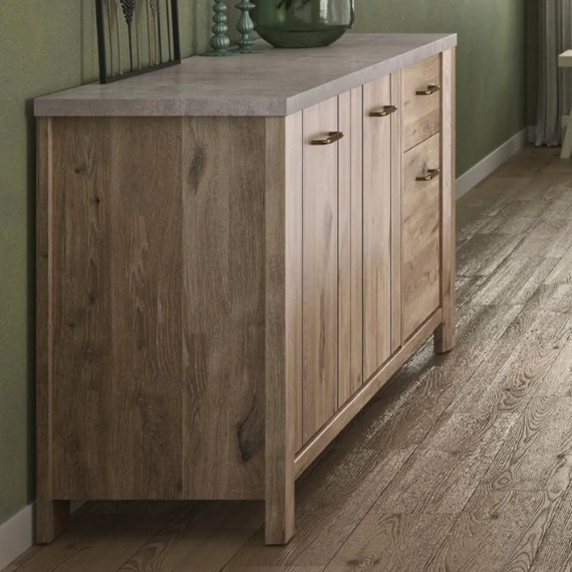 Sideboard Basalte | 190 x 50 x 88 cm | Viking Oak Design
