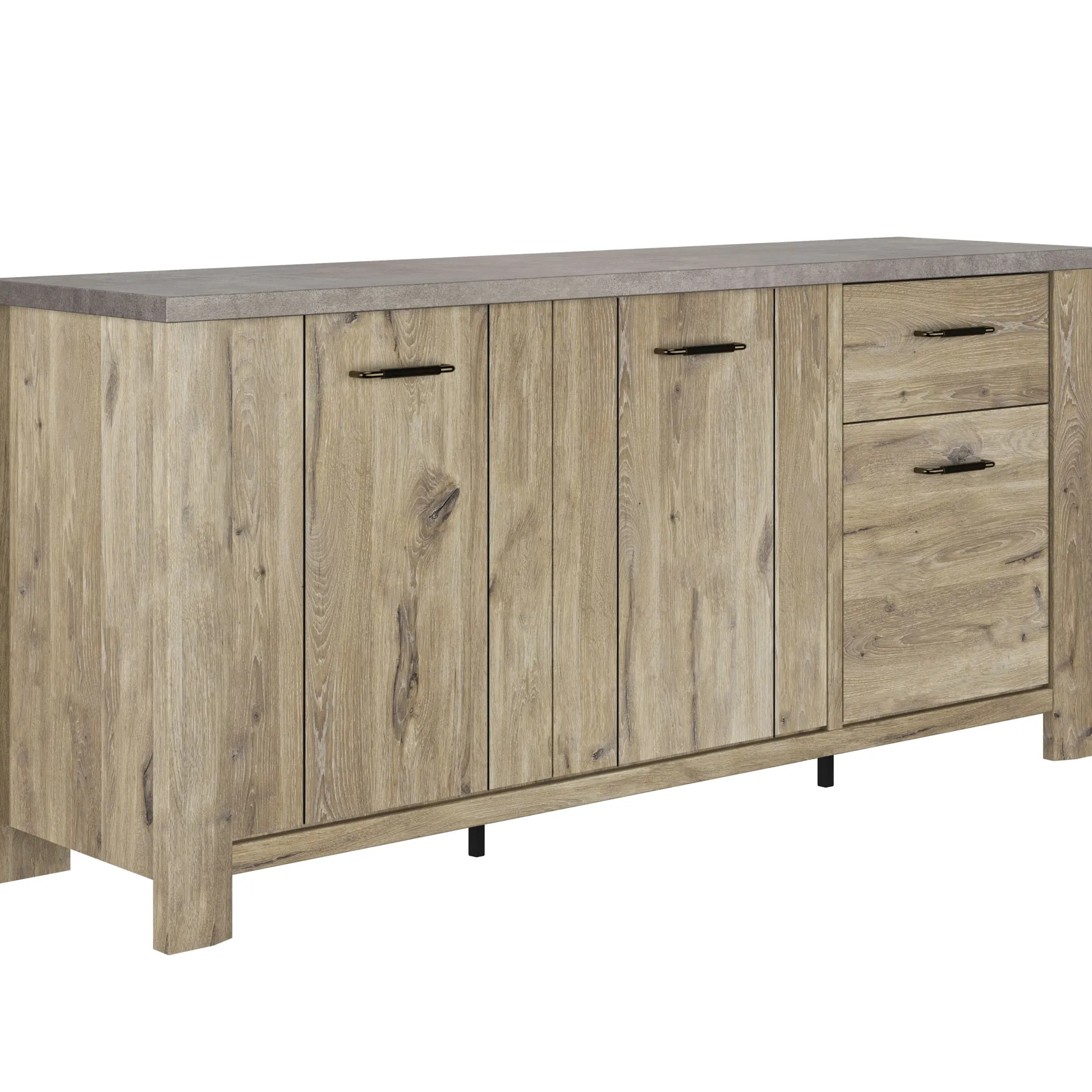 Sideboard Basalte | 190 x 50 x 88 cm | Viking Oak Design