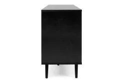 Sideboard Daka 150cm 3 Türen - schwarz/beige
