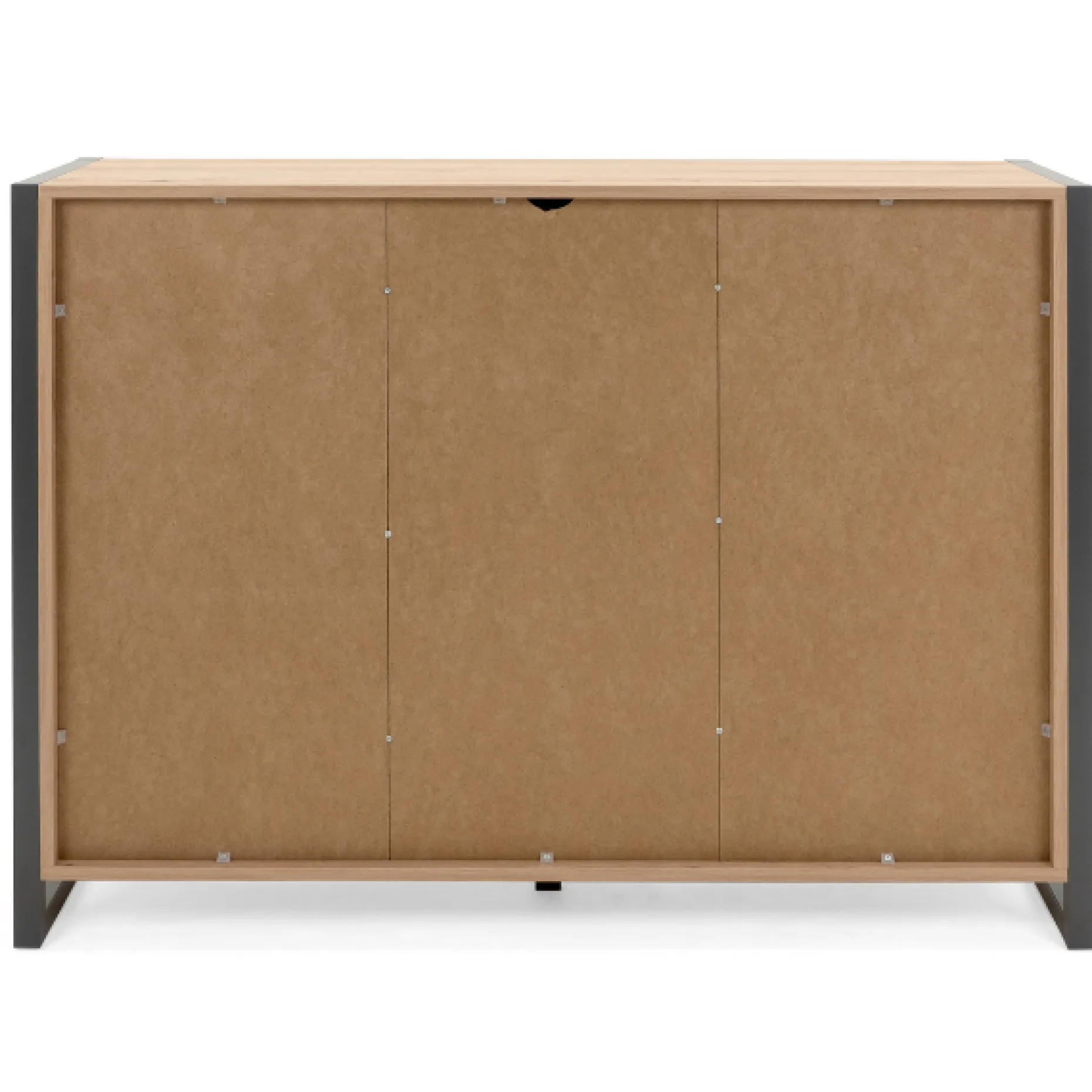 Sideboard Damon 120cm mit 2 Türen und 3 Schubladen - Eiche Dekor/anthrazit