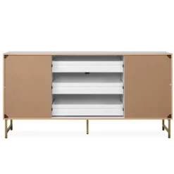 Sideboard Edith-weiß/gold