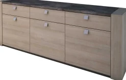 Sideboard Iris - Graue Eiche