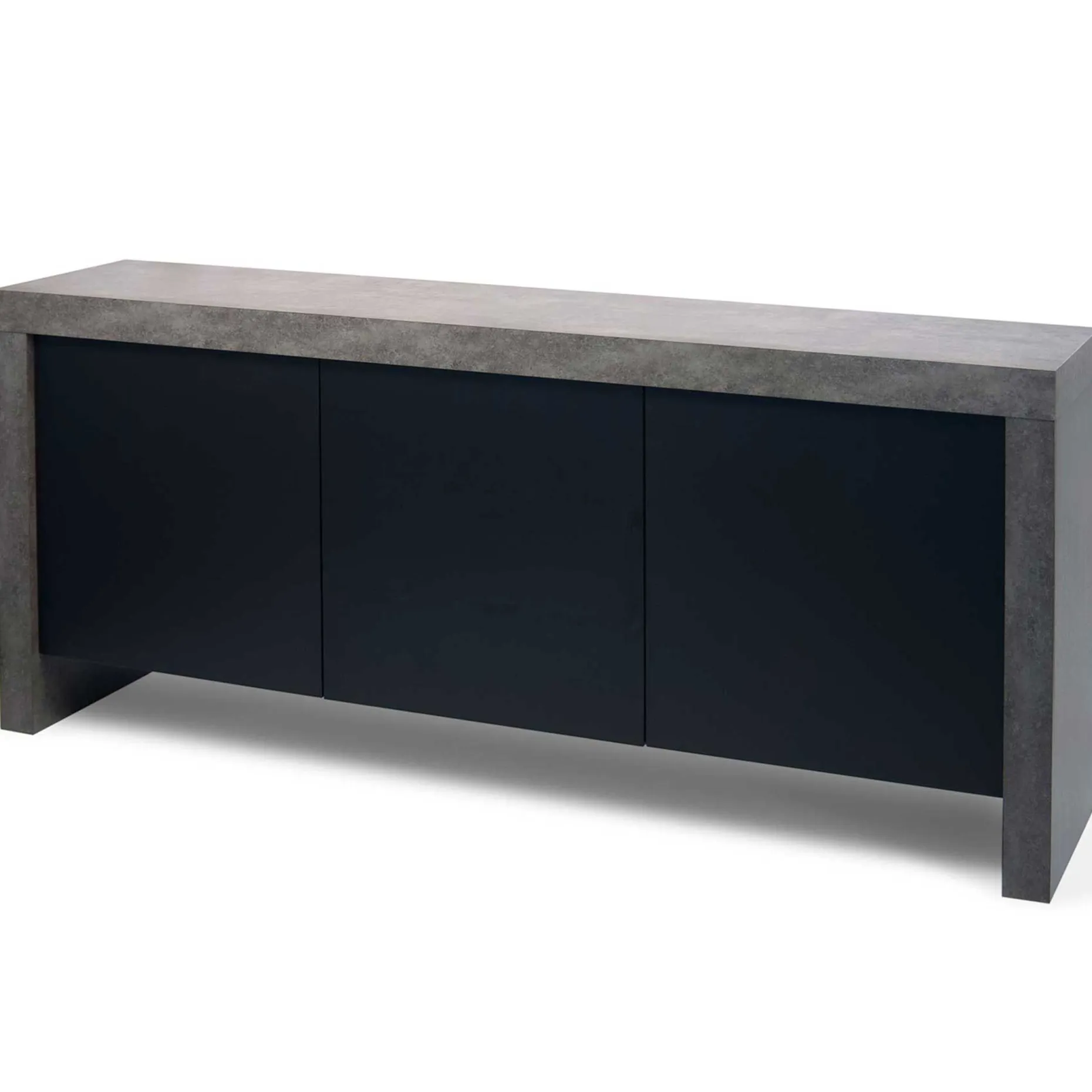 Sideboard Kobe 188cm - Beton/Schwarz