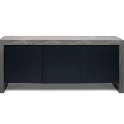 Sideboard Kobe 188cm - Beton/Schwarz