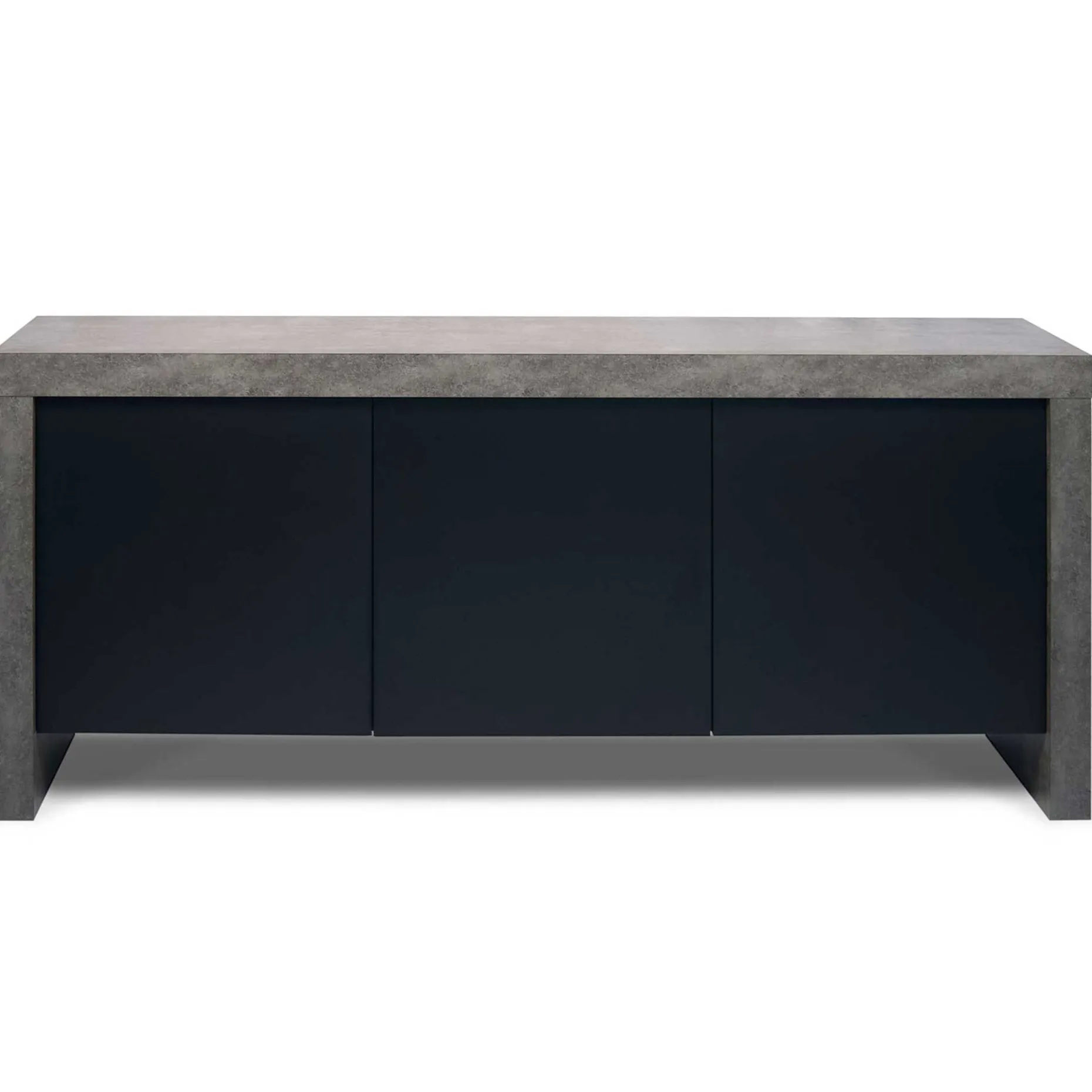Sideboard Kobe 188cm - Beton/Schwarz