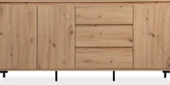 Sideboard Korina 178 cm-Kunsthandwerk Eiche