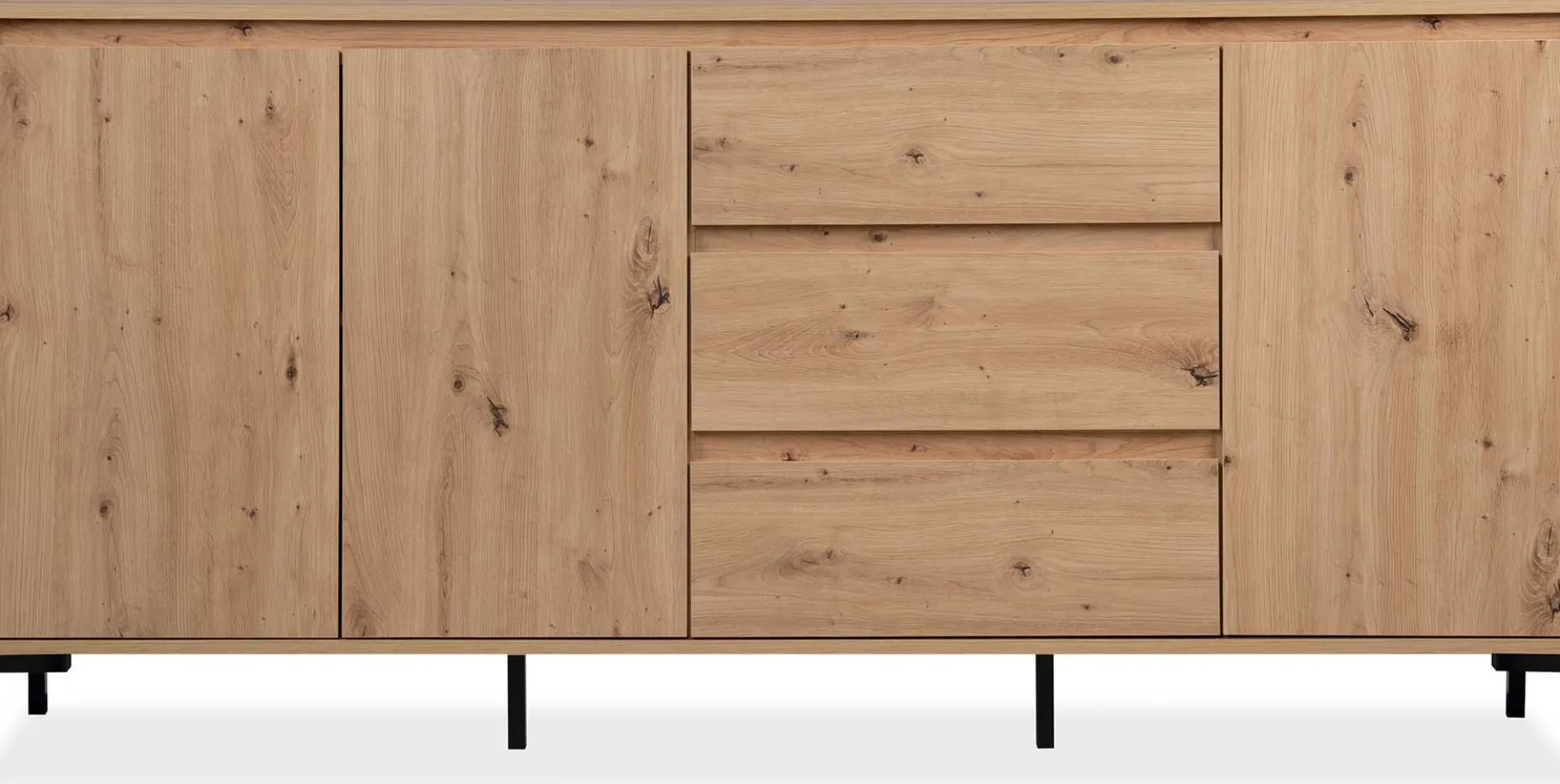 Sideboard Korina 178 cm-Kunsthandwerk Eiche