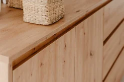 Sideboard Korina 178 cm-Kunsthandwerk Eiche