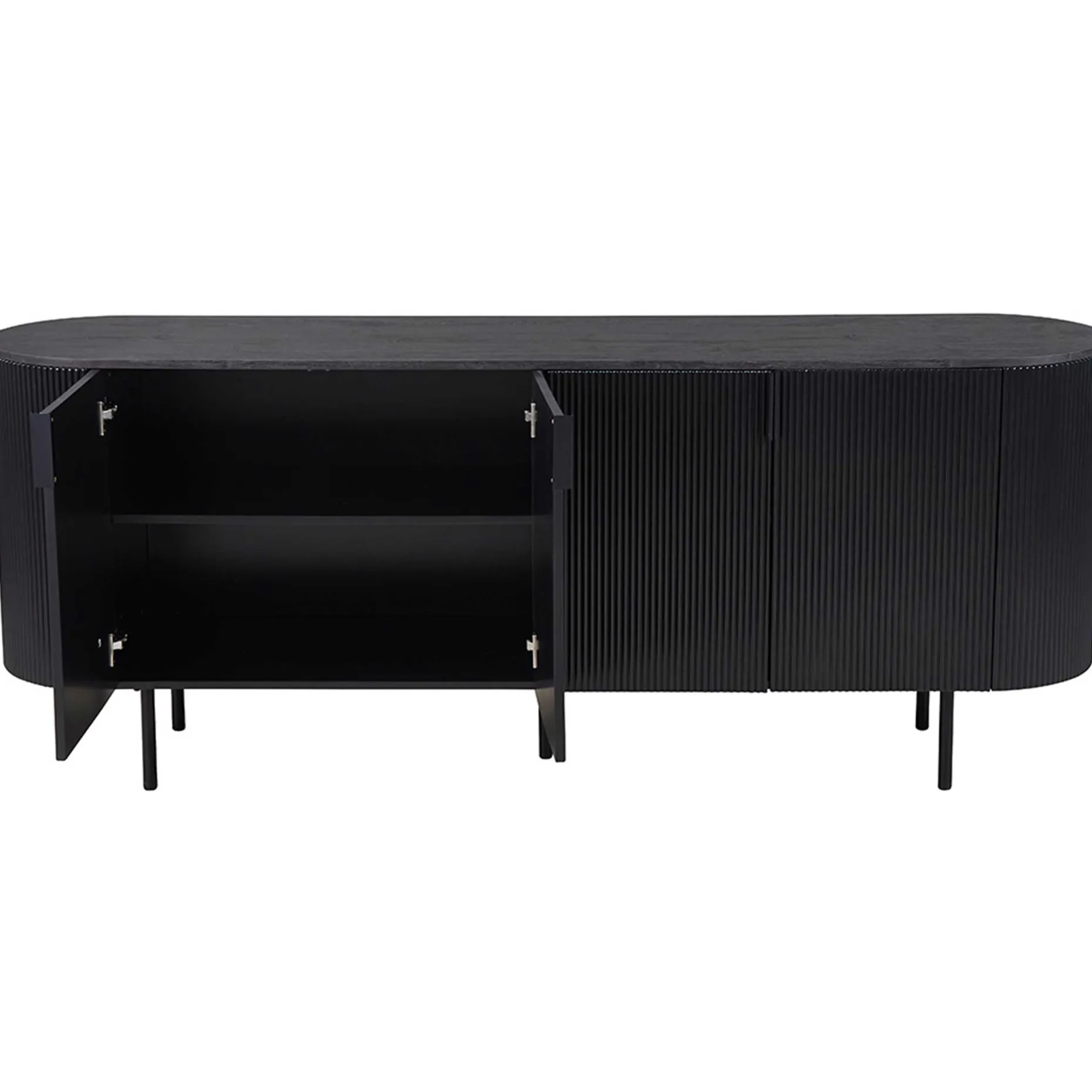 Sideboard Lagos | 200 x 45 x 80 cm | Dunkelbraun