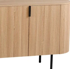 Sideboard Lagos - 200x45x80cm - 4 Türen - Eiche Dekor