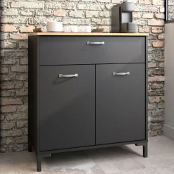 Sideboard Manchester | 81 x 41 x 90 cm | Helvezia Oak Design
