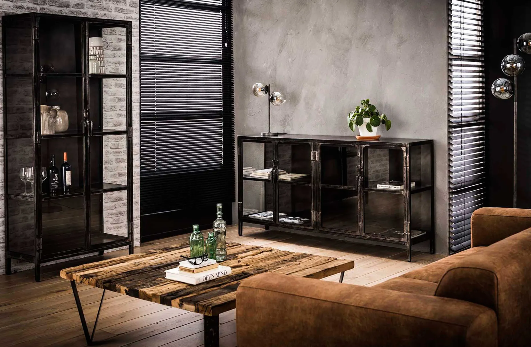 Sideboard Raft Metall 4 Türen