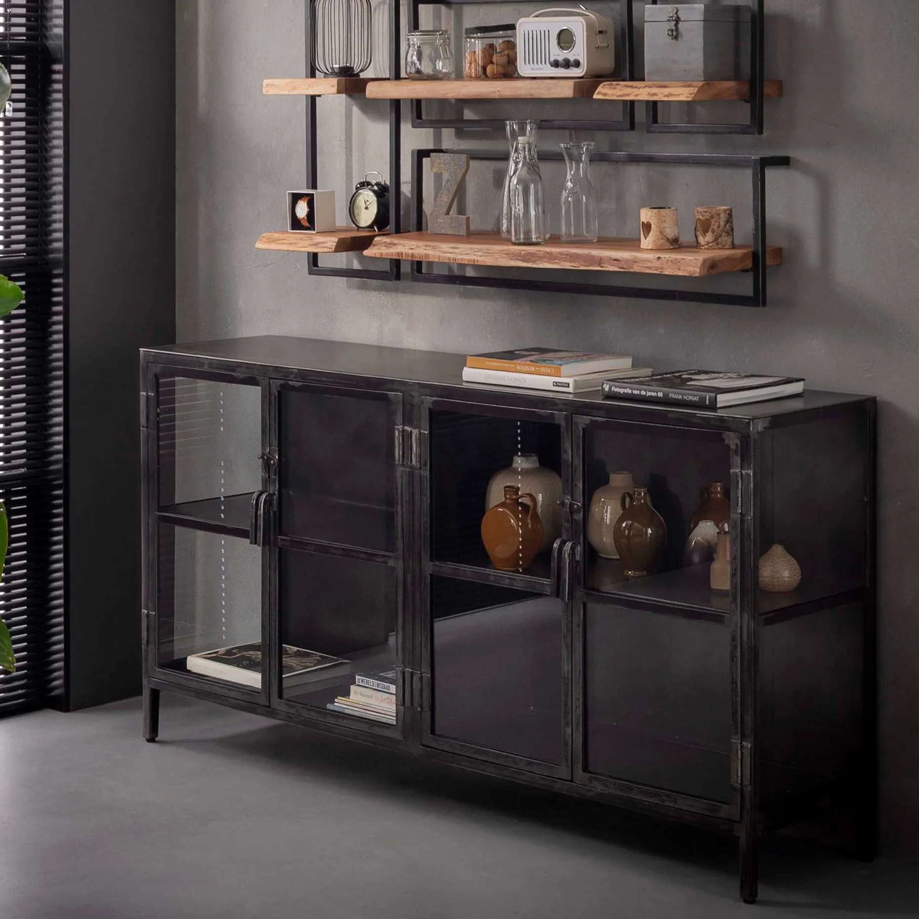Sideboard Raft Metall 4 Türen