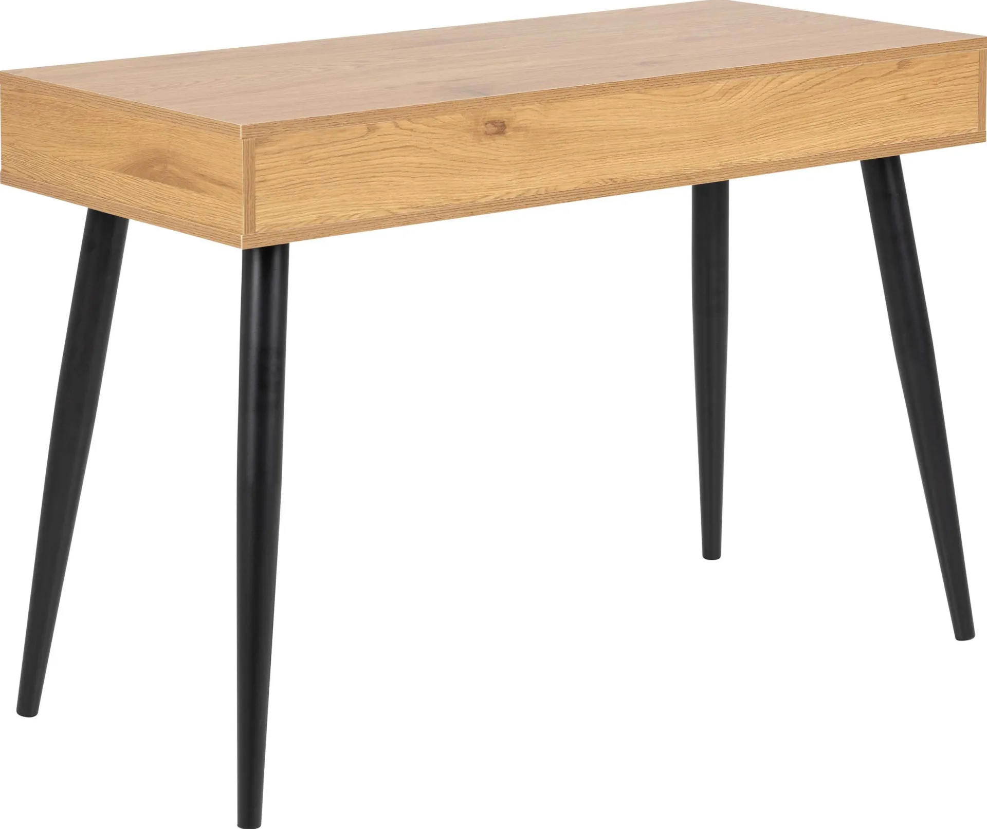 Emob Sideboard/Schreibtisch Jupiter 110 cm 3 Schubladen - Wildeiche/schwarz
