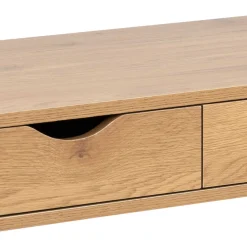 Emob Sideboard/Schreibtisch Jupiter 110 cm 3 Schubladen - Wildeiche/schwarz