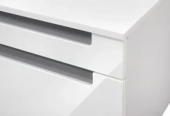 Siena 80cm Waschtischunterschrank - weiß/anthrazit