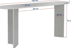 Emob Sira Sideboard | 100 % MELAMIN | Eiche