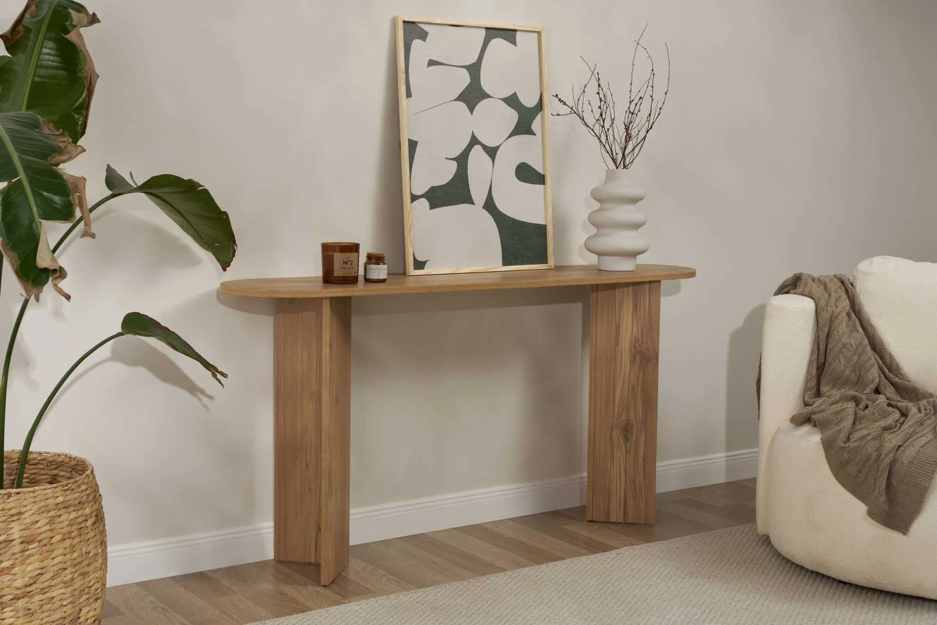 Emob Sira Sideboard | 100 % MELAMIN | Eiche