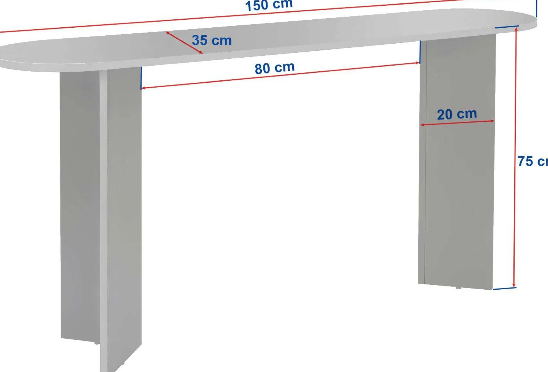 Emob Sira Sideboard | 100 % MELAMIN | Walnuss