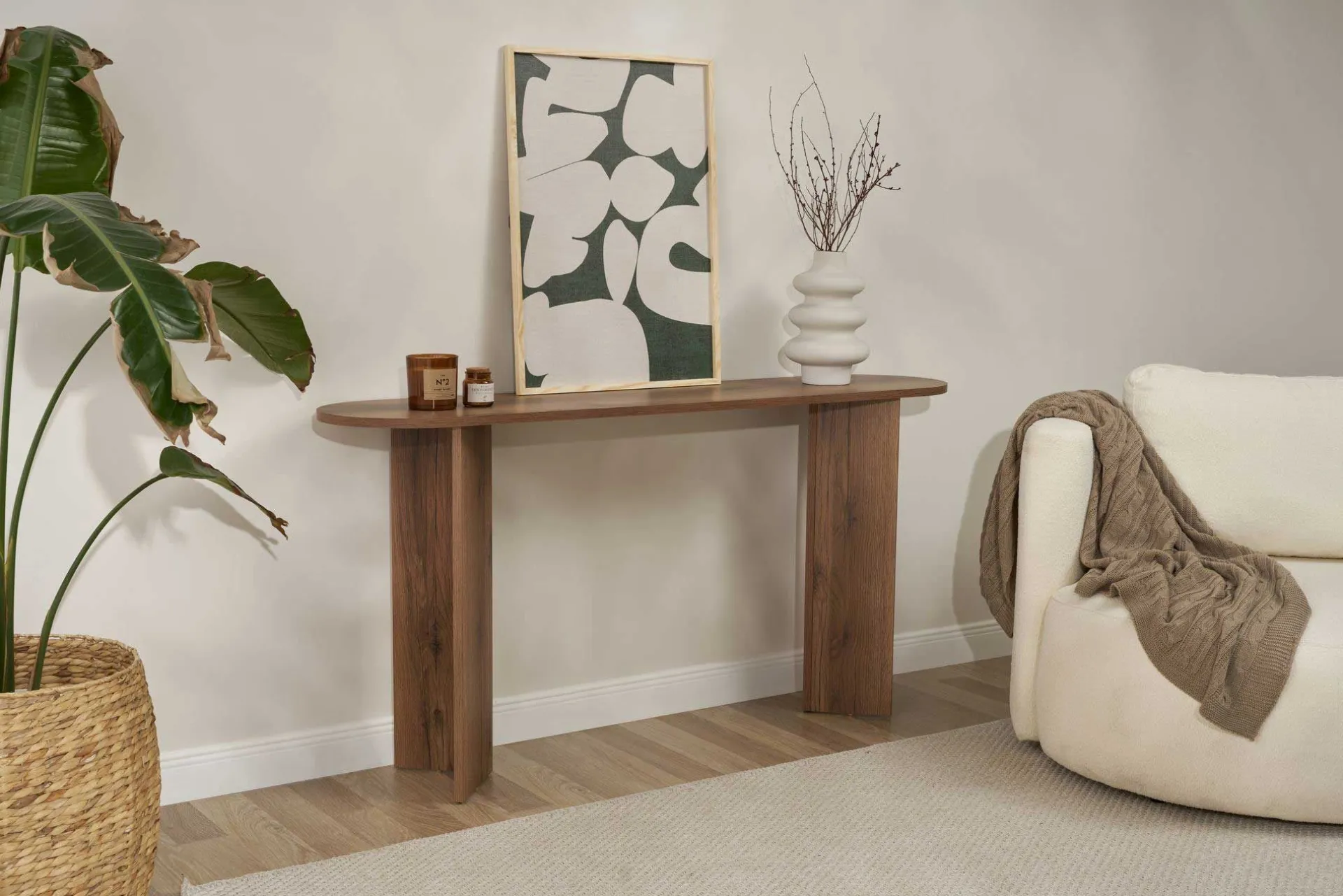 Emob Sira Sideboard | 100 % MELAMIN | Walnuss